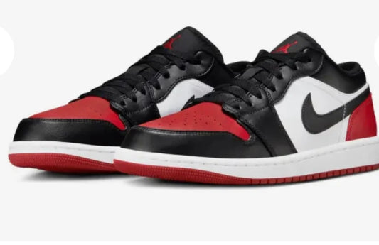Jordan 1 Low Bred Toe 2.0