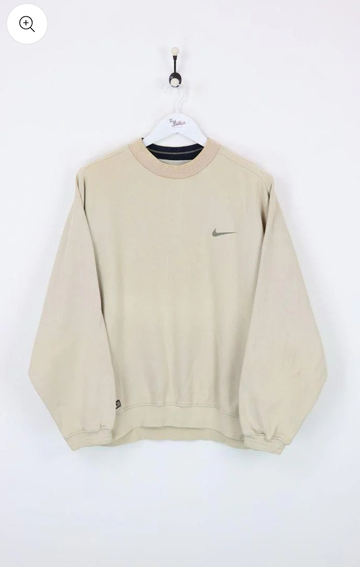 Beige Crewneck Sweatshirt